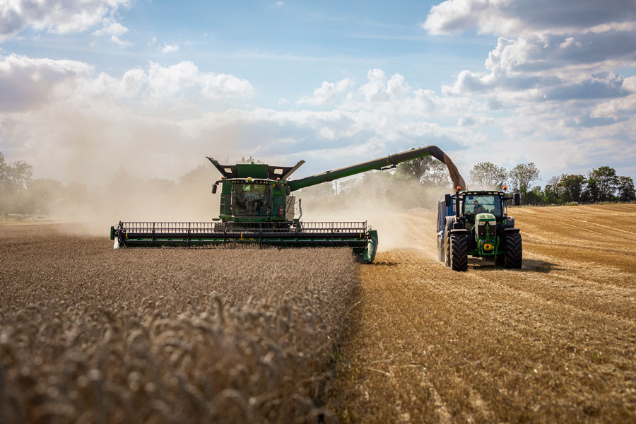 Harvesting crops